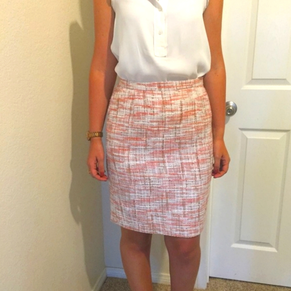Cynthia Rowley Tweed Pencil Skirt